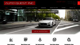 What Autoquest.net website looked like in 2019 (4 years ago)