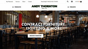 What Andythornton.com website looked like in 2019 (4 years ago)