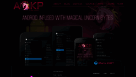 What Aokp.co website looked like in 2019 (4 years ago)