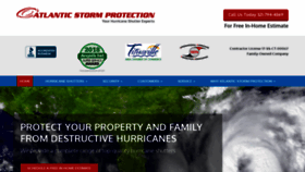 What Atlanticstormprotection.com website looked like in 2019 (4 years ago)