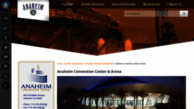 What Anaheimconventioncenter.com website looked like in 2019 (4 years ago)