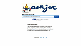 What Askjot.com website looked like in 2019 (4 years ago)