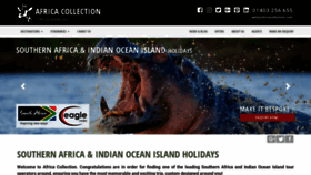 What Africacollection.co.uk website looked like in 2019 (4 years ago)