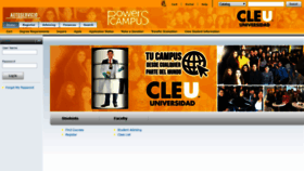 What Autoservicio.cleu.edu.mx website looked like in 2019 (4 years ago)