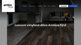 What Amtico-first.cz website looked like in 2019 (4 years ago)