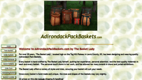 What Adirondackpackbaskets.com website looked like in 2019 (4 years ago)