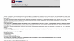 What Access.com.eg website looked like in 2019 (4 years ago)