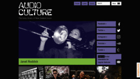 What Audioculture.co.nz website looked like in 2019 (4 years ago)