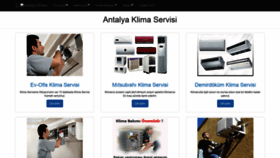 What Antalyaklima724.com website looked like in 2019 (4 years ago)