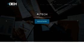 What Altech.ma website looked like in 2019 (4 years ago)