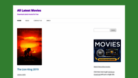 What Alllatestmovie.com website looked like in 2019 (4 years ago)