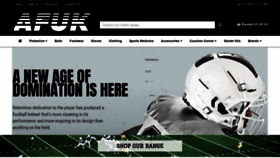 What Americanfootballuk.net website looked like in 2019 (4 years ago)
