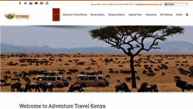 What Adventuretravelkenya.com website looked like in 2019 (4 years ago)
