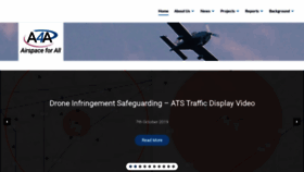 What Airspace4all.org website looked like in 2019 (4 years ago)
