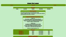 What Alsagerpoolleague.co.uk website looked like in 2019 (4 years ago)