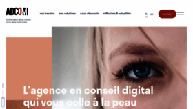 What Adcom.fr website looked like in 2019 (4 years ago)