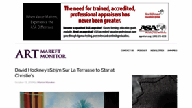What Artmarketmonitor.com website looked like in 2019 (4 years ago)