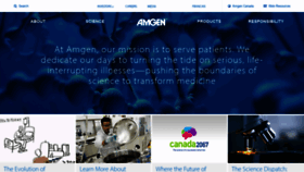 What Amgen.ca website looked like in 2019 (4 years ago)