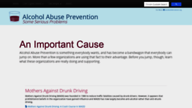 What Alcoholfacts.org website looked like in 2019 (4 years ago)