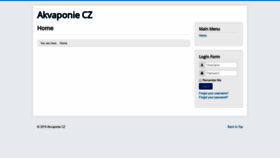 What Akvaponie.cz website looked like in 2019 (4 years ago)