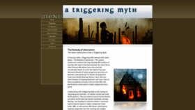What Atriggeringmyth.com website looked like in 2019 (4 years ago)