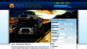 What Aryantransport.com website looked like in 2019 (4 years ago)