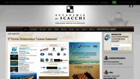 What Accademiadiscacchi.it website looked like in 2019 (4 years ago)
