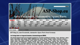 What Asp-shop.eu website looked like in 2019 (4 years ago)