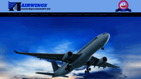 What Airwingsindia.com website looked like in 2019 (4 years ago)