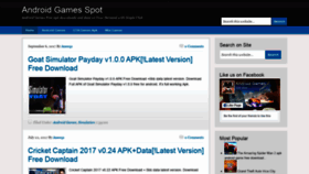 What Androidgamesspot.net website looked like in 2019 (4 years ago)