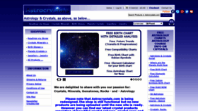 What Astrocrystals.com website looked like in 2019 (4 years ago)