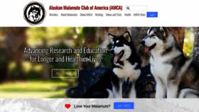 What Alaskanmalamute.org website looked like in 2019 (4 years ago)