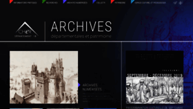 What Archives18.fr website looked like in 2019 (4 years ago)