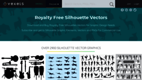 What All-silhouettes.com website looked like in 2019 (4 years ago)