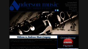 What Andersonmusiccompany.com website looked like in 2019 (4 years ago)