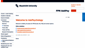 What Askpsy.nl website looked like in 2019 (4 years ago)