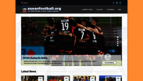 What Aseanfootball.org website looked like in 2019 (4 years ago)