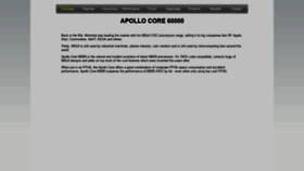 What Apollo-core.com website looked like in 2019 (4 years ago)