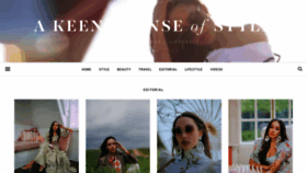 What Akeenesenseofstyle.com website looked like in 2019 (4 years ago)