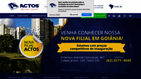 What Actos.com.br website looked like in 2019 (4 years ago)