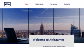 What Aviagames.com website looked like in 2019 (4 years ago)