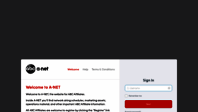 What Auth.abcanet.com website looked like in 2019 (4 years ago)