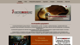 What Antromedicart.hu website looked like in 2019 (4 years ago)