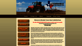 What Affordabletractorsalesco.com website looked like in 2019 (4 years ago)