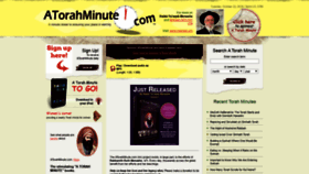 What Atorahminute.com website looked like in 2019 (4 years ago)