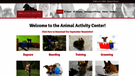 What Animalactivitycenter.com website looked like in 2019 (4 years ago)