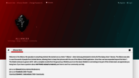 What Alliancex.org website looked like in 2019 (5 years ago)