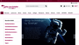 What Alles-zum-schlafen.de website looked like in 2019 (4 years ago)
