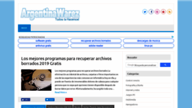 What Argentinawarez.com.ar website looked like in 2019 (4 years ago)