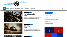 What Americabikes.org website looked like in 2019 (4 years ago)